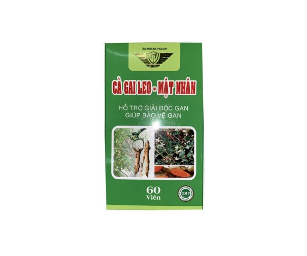 Viên uống hỗ trợ giải độc gan Cà Gai Leo - Mật Nhân Kingphar (60 viên/hộp)